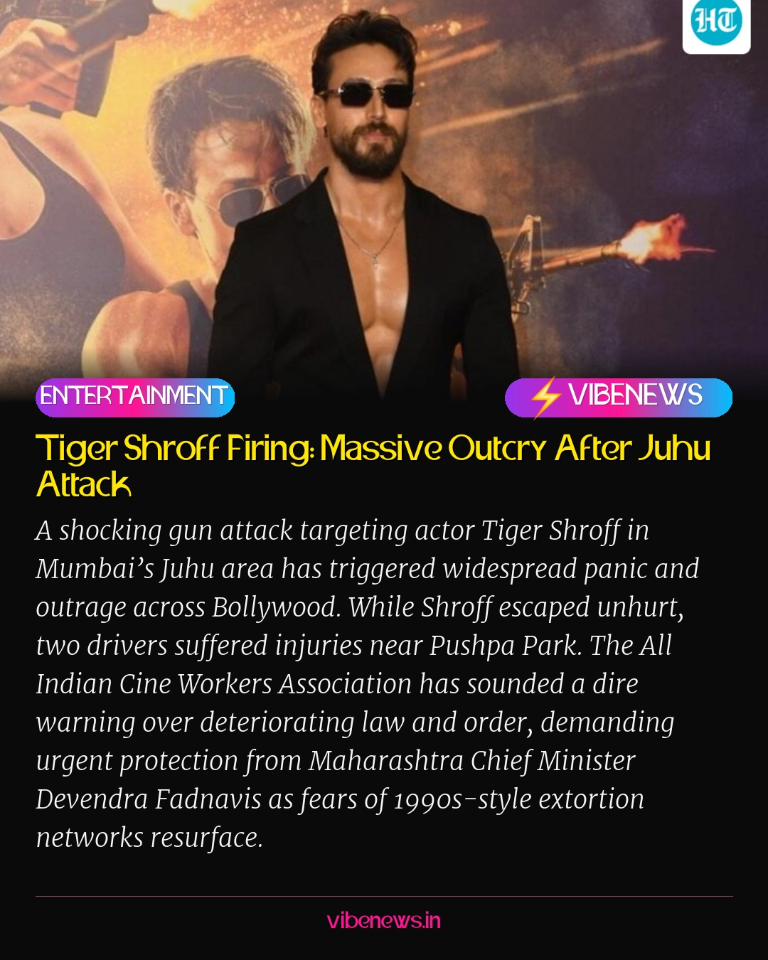 Tiger Shroff Firing: Massive Outcry After Juhu Attack