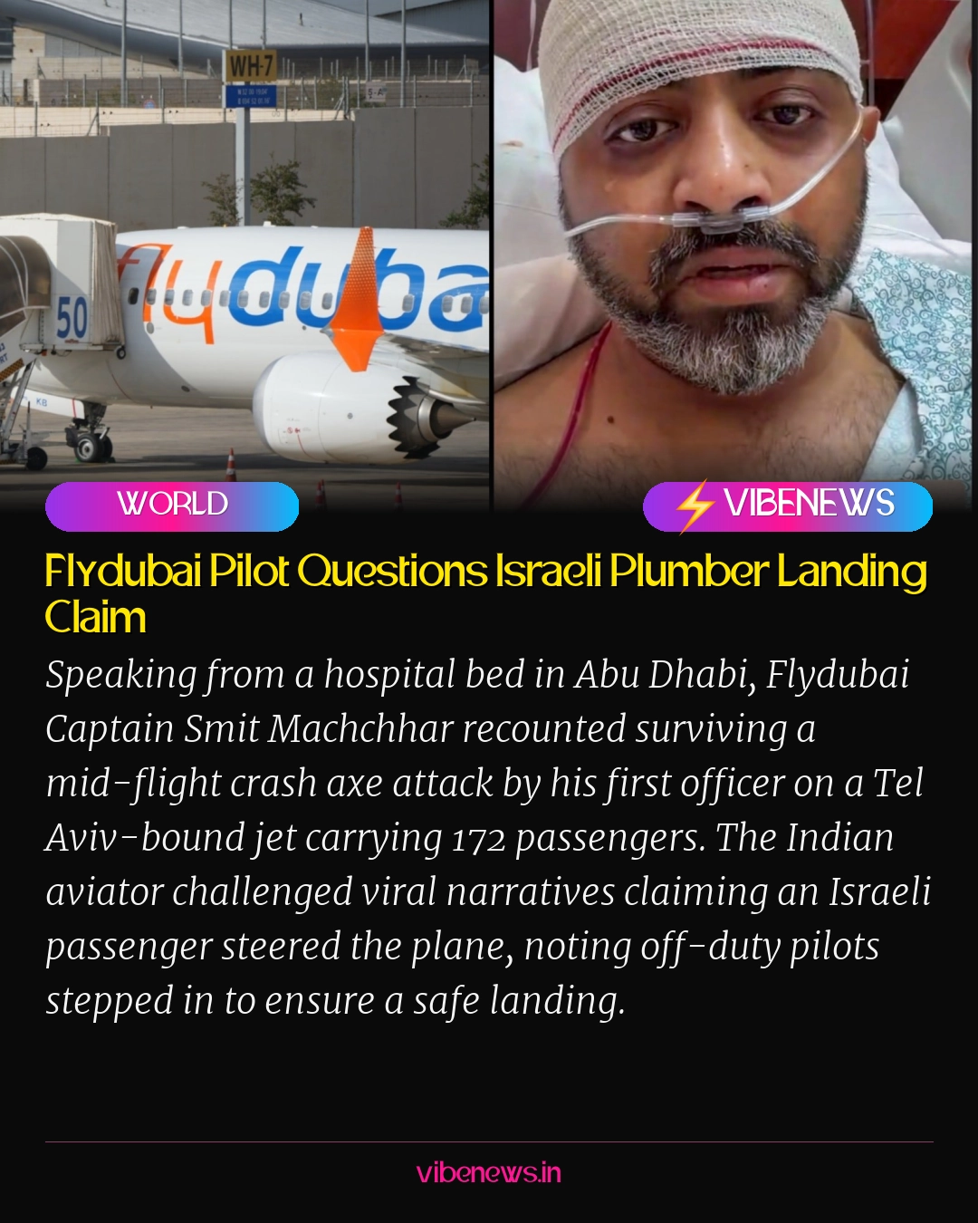Flydubai Pilot Questions Israeli Plumber Landing Claim