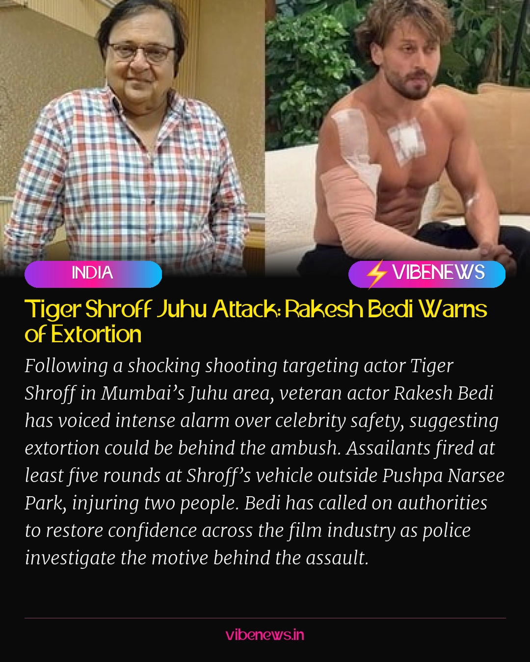 Tiger Shroff Juhu Attack: Rakesh Bedi Warns of Extortion