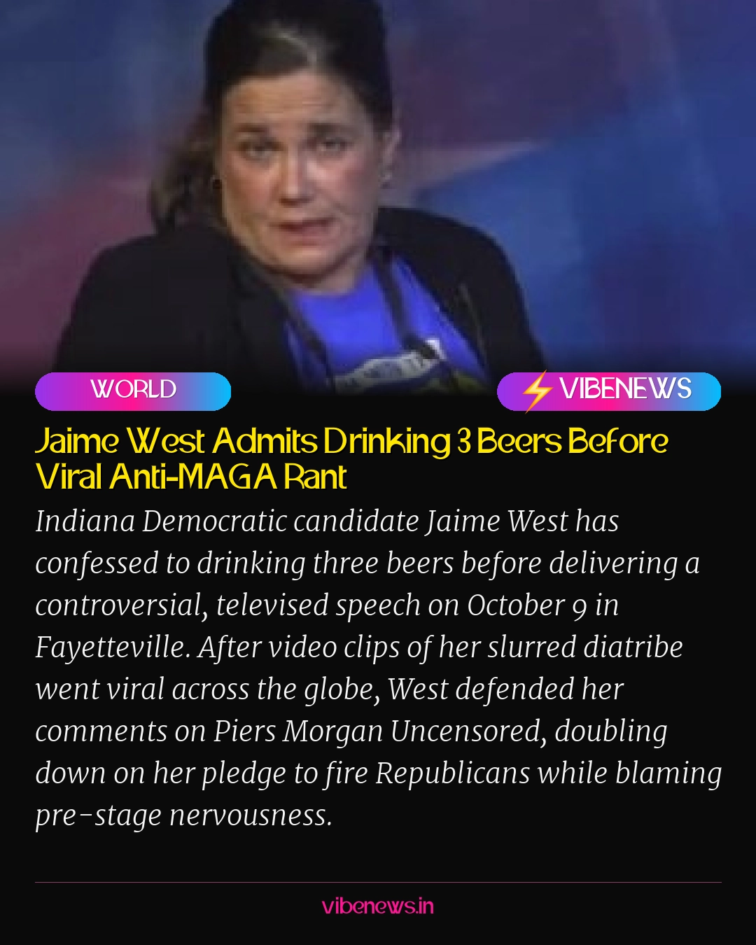 Jaime West Admits Drinking 3 Beers Before Viral Anti-MAGA Rant