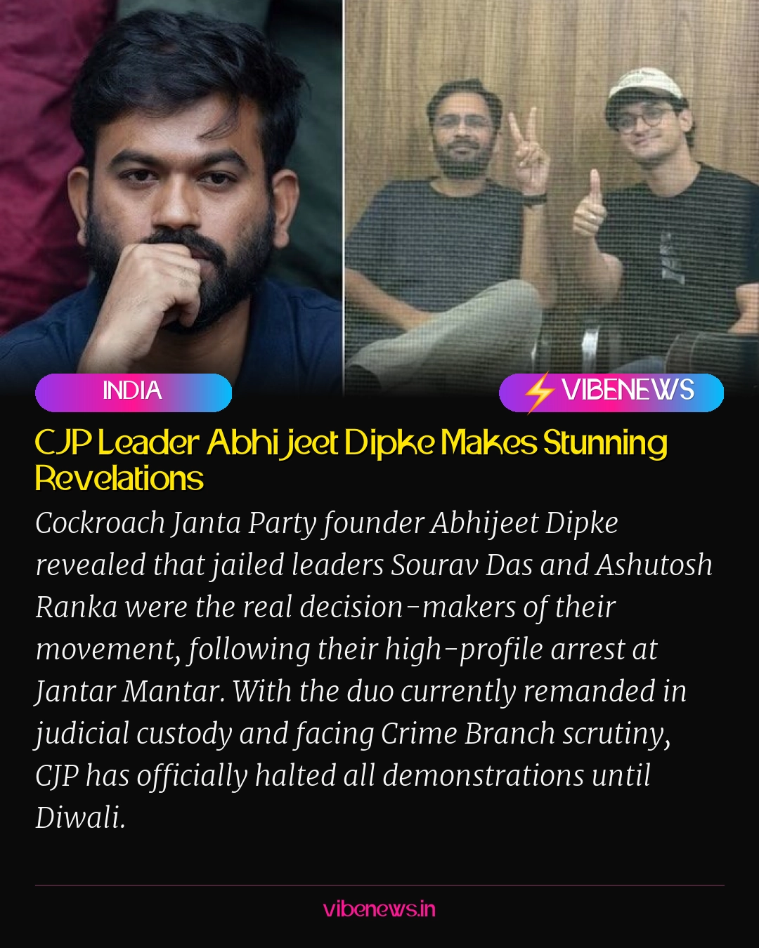 CJP Leader Abhijeet Dipke Makes Stunning Revelations