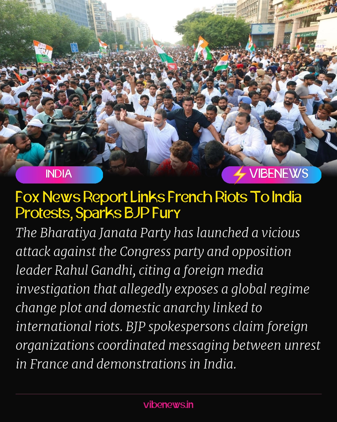 Fox News Report Links French Riots To India Protests, Sparks BJP Fury