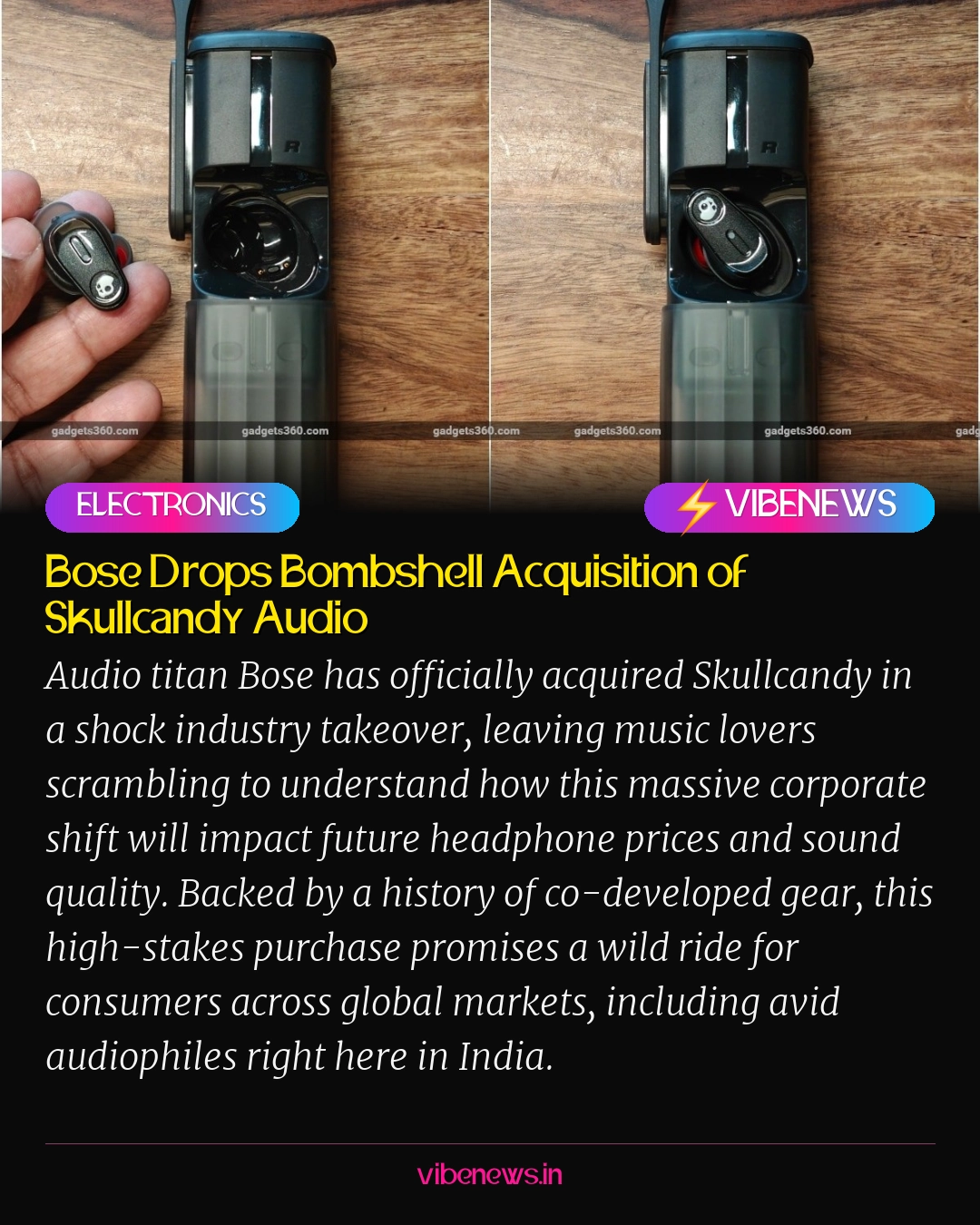 Bose Drops Bombshell Acquisition of Skullcandy Audio