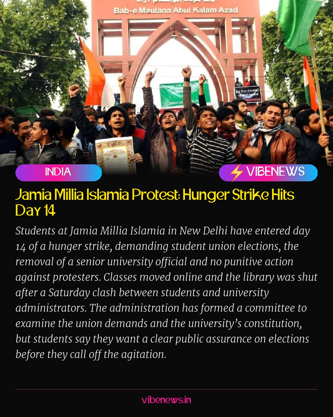 Jamia Millia Islamia Protest: Hunger Strike Hits Day 14