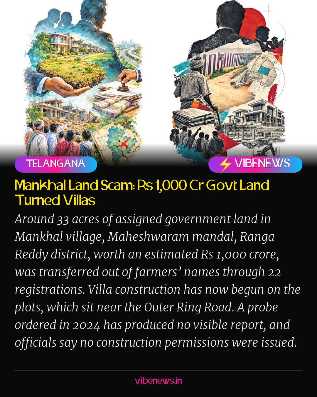 Mankhal Land Scam: Rs 1,000 Cr Govt Land Turned Villas