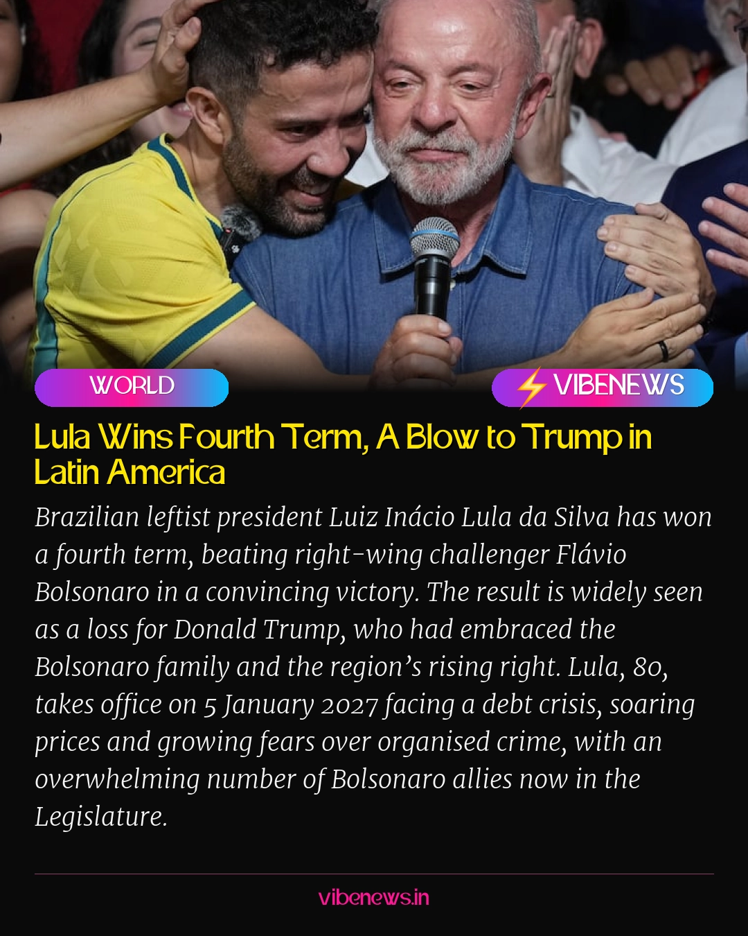 Lula Wins Fourth Term, A Blow to Trump in Latin America