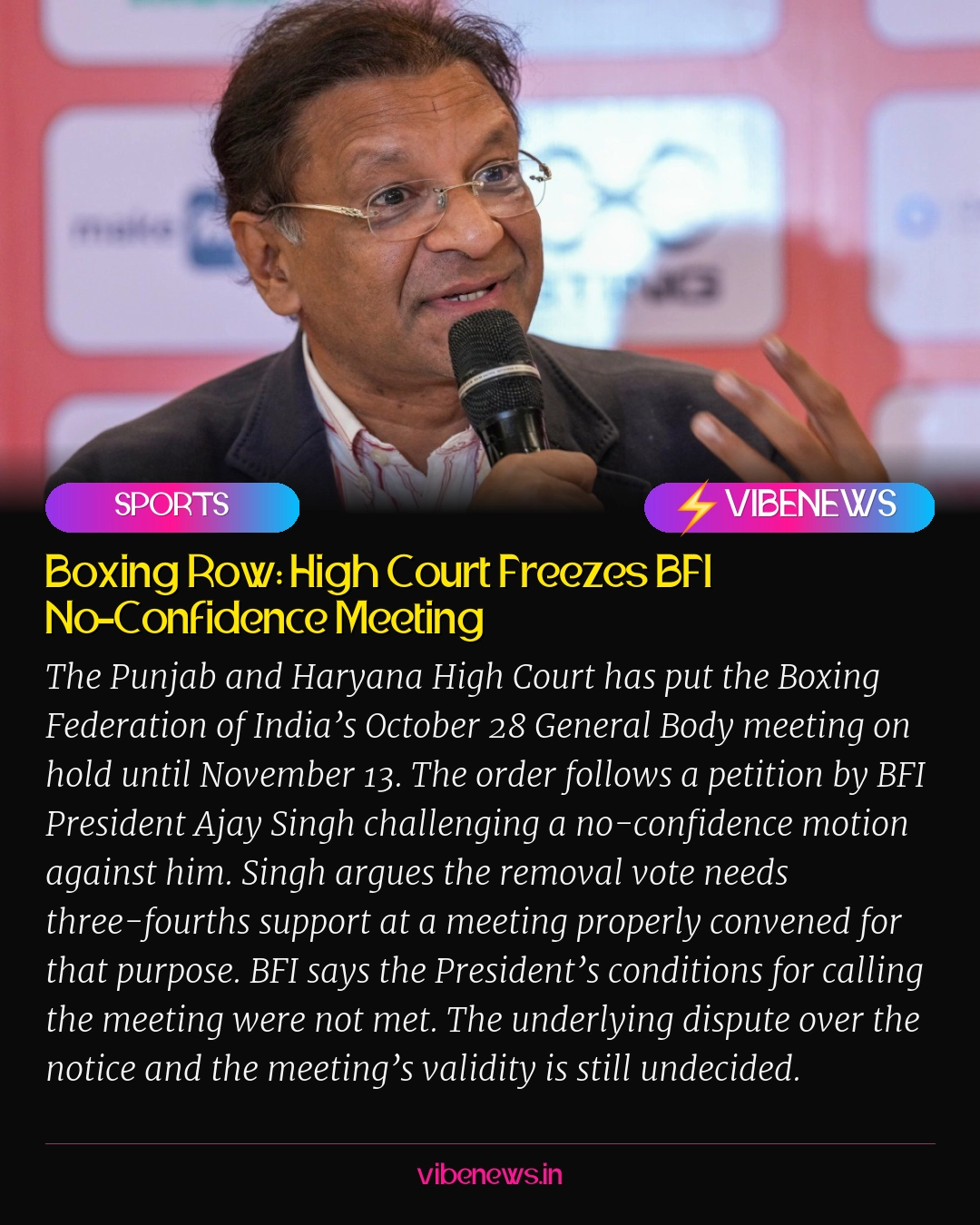 Boxing Row: High Court Freezes BFI No-Confidence Meeting