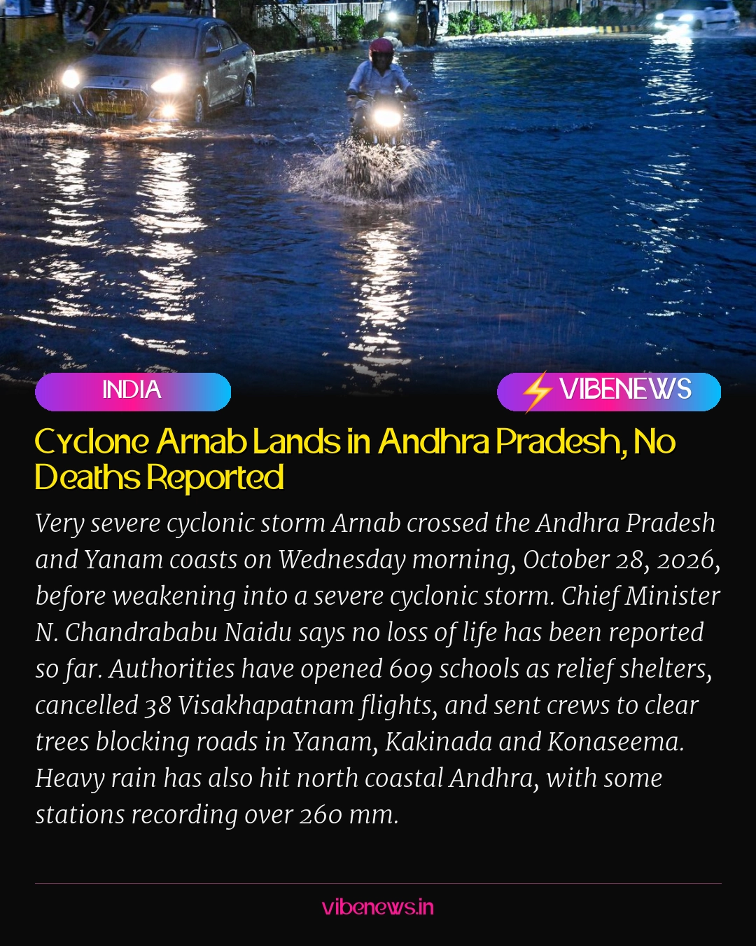 Cyclone Arnab Lands in Andhra Pradesh, No Deaths Reported
