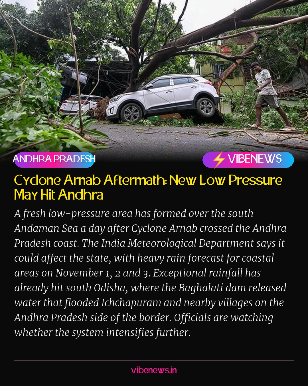 Cyclone Arnab Aftermath: New Low Pressure May Hit Andhra