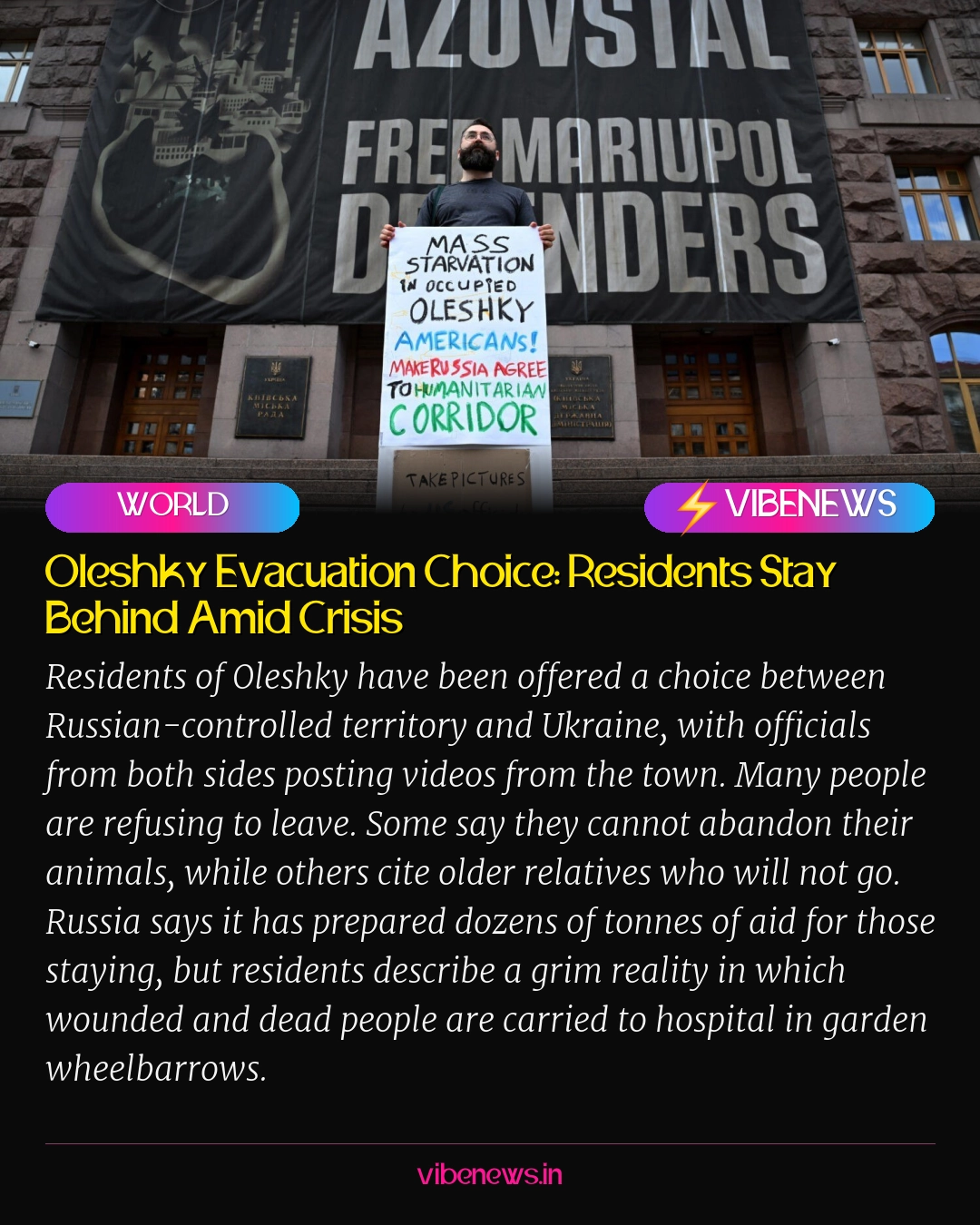 Oleshky Evacuation Choice: Residents Stay Behind Amid Crisis